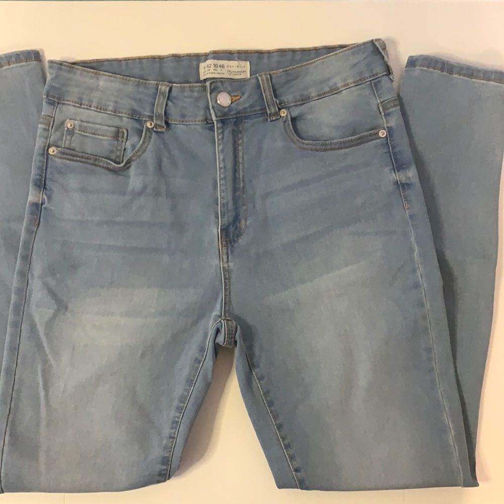 Primark Light Blue Skinny Jeans Size 10